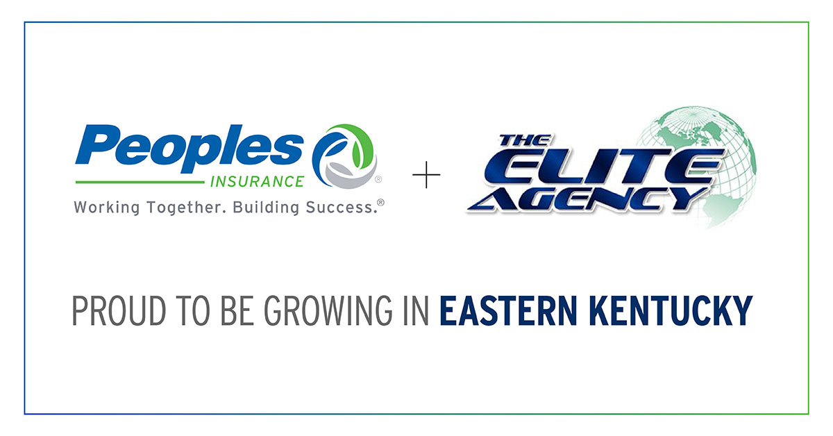 Peoples Insurance Agency plus The Elite Agency, Inc. Proud to be growing in Eastern Kentucky.